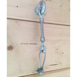 Kit anti-tempête pour abris et garages SOLID