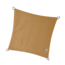 Voile d'ombrage carrée Coolfit 500x500cm couleur sable – NESLING
