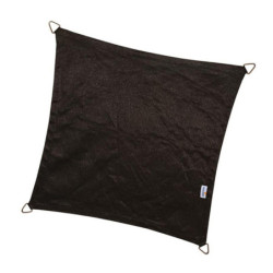 Voile d'ombrage carrée Coolfit 500x500cm noir – NESLING