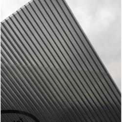 Pack de 3 plaques de polycarbonate 6mm gris longueur 251cm