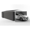 Garage en acier Zincalume Colorbond 19,70m² grande hauteur et largeur EASYSHED