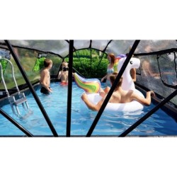Exit Toys Piscines tubulaires Noir