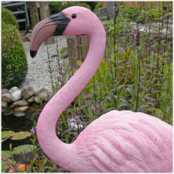 Flamant rose décoratif H.90cm pour bassins de jardin - Ubbink