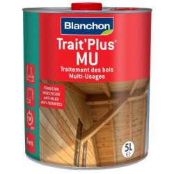 Traitement protecteur biocide multi-usages pour bois résineux BLANCHON 5L