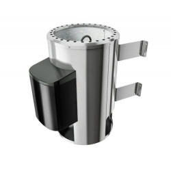 Poêle prêt à brancher 3,6KW avec commande externe EASY + 18 Kg de pierres