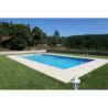Piscine acier rectangulaire fond plat 7x3,50xH1,40m avec échelle inox SUNKIT JUPITER