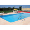 Piscine acier rectangulaire fond plat 7x3,50xH1,40m avec échelle inox SUNKIT JUPITER