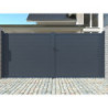 Portail battant plein en aluminium 300x173cm GARDE G X-Métal