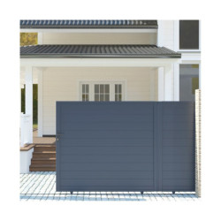 Portail coulissant en aluminium 300x158cm GARDE COUL X-Métal