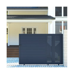 Portail coulissant en aluminium 300x158cm FANCY COUL X-Métal