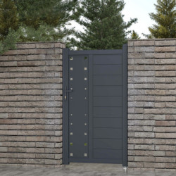 Portillon battant en aluminium 100x158cm FANCY FILM X-Métal