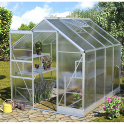 Serre de jardin en alu et polycarbonate de 6mm - Apollo 5000 - Vitavia