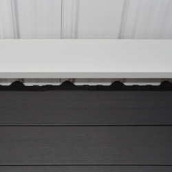 Abri de jardin en bois composite 28mm anthracite 7,78m² PREMIUM - Woodlife Garden