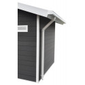 Kit gouttières aluminium blanc pour abri de jardin 16m² Woodlife Garden - Prêt à la pose