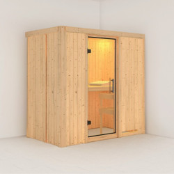 Sauna traditionnel modulable VARIADO 2 à 3 places 68mm KARIBU