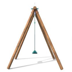 Portique en bois pour enfants HANNA 165x166x195cm – SOULET