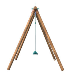 Portique en bois pour enfants HANNA 165x166x195cm – SOULET