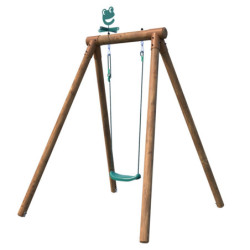 Portique en bois pour enfants HANNA 165x166x195cm – SOULET