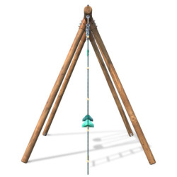 Portique en bois pour enfants TONKA 242x166x195cm – SOULET