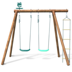 Portique en bois pour enfants TONKA 242x166x195cm – SOULET