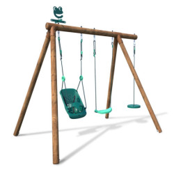 Portique en bois pour enfants TIAGO 242x166x195cm – SOULET