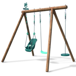 Portique en bois pour enfants TIAGO 242x166x195cm – SOULET