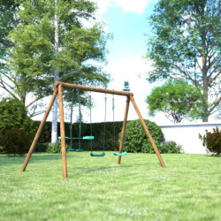 Portique en bois pour enfants PACCO 295x166x195cm – SOULET