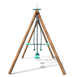 Portique en bois pour enfants PACCO 295x166x195cm – SOULET