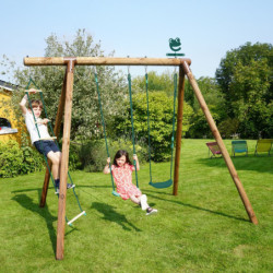 Portique en bois pour enfants ARTHUR 278x189x222cm – SOULET