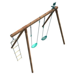 Portique en bois pour enfants ARTHUR 278x189x222cm – SOULET