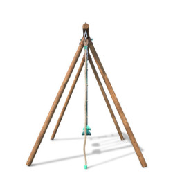 Portique en bois pour enfants ERNEST 276x189x222cm – SOULET