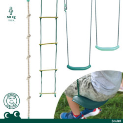 Portique en bois pour enfants ERNEST 276x189x222cm – SOULET