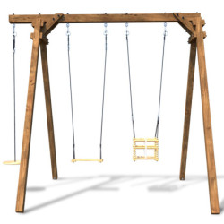 Portique en bois pour enfants ULYSSE 240x207x224cm – SOULET