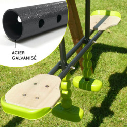 Portique en bois pour enfants PIERRE 240x207x224cm – SOULET