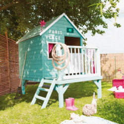 Cabane de jeux en bois sur pilotis WINNY 154x176x210cm – SOULET