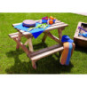 Table de pique-nique en bois traité autoclave 90x89x56cm – SOULET