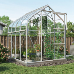 Serre de jardin en aluminium et verre de 3mm - Orion 5000 - Vitavia