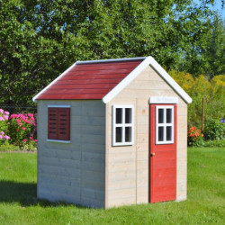 Cabane pour enfants en bois 120x120x155cm Gecko – Wendi Toys