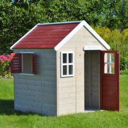 Cabane pour enfants en bois 120x120x155cm Gecko – Wendi Toys