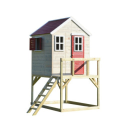 Cabane sur pilotis pour enfants en bois 160x190x242cm Storch – Wendi Toys