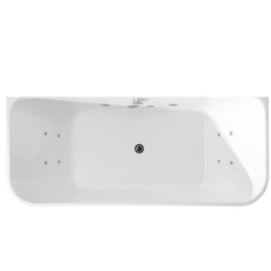 Baignoire balnéo tablier inclus - blanc mat -  Matthia - DOCCELLI