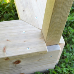 Cabane sur pilotis pour enfants en bois avec balançoire 350x290x242cm Alpaka – Wendi Toys