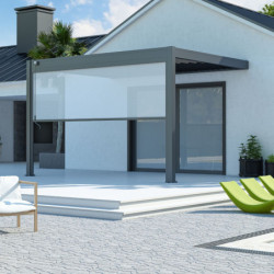 Store latéral anthracite 400cm Ombrea