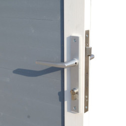 Abri de jardin en bois anthracite 3,49m² Skur 2 – Baltic + plancher