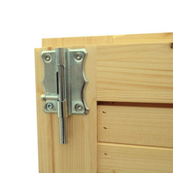 Abri de jardin en bois anthracite 3,49m² Skur 2 – Baltic + plancher