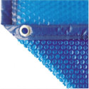 Bâche à bulles bordée 620x310 cm 400 WaterClip - Bleu - Polyéthylène alvéolé