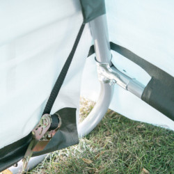 Garage 18,3m² démontable à toit arrondi en acier et polyéthylène vert – Shelter Logic