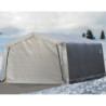 Garage 18,13m² démontable en acier et polyéthylène gris – Shelter Logic