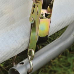 Garage 18,3m² démontable en acier et polyéthylène gris – Shelter Logic