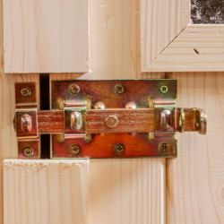 Abri de jardin en bois massif 6,04m² monopente – Habrita